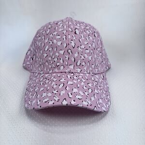 Women's Garden Hat Baseball Cap One-Size Snap-Back Pink All-Over-Print NEW